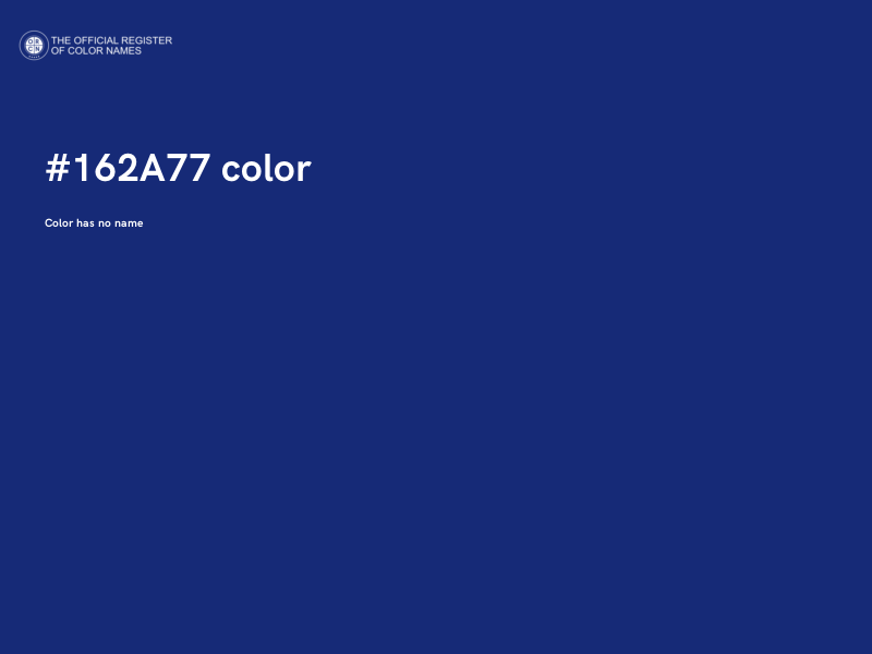 #162A77 color image