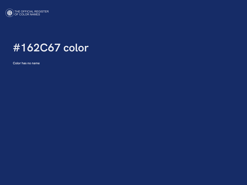 #162C67 color image