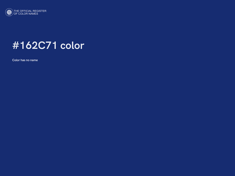 #162C71 color image
