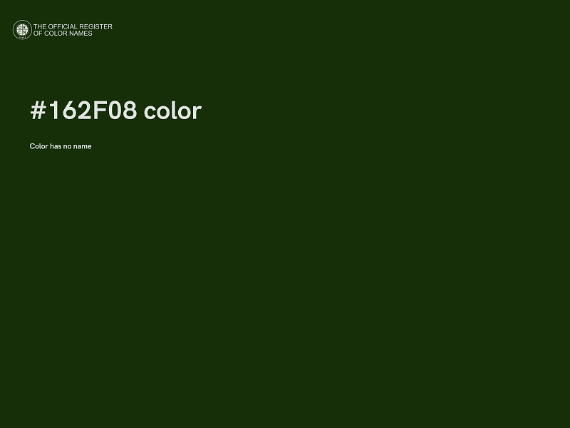 #162F08 color image