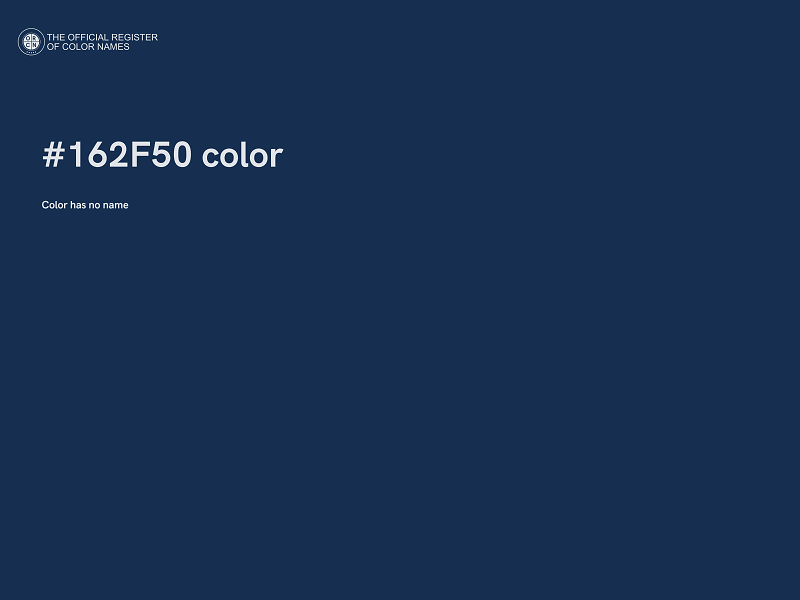 #162F50 color image