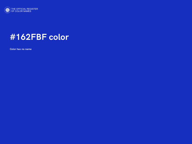 #162FBF color image