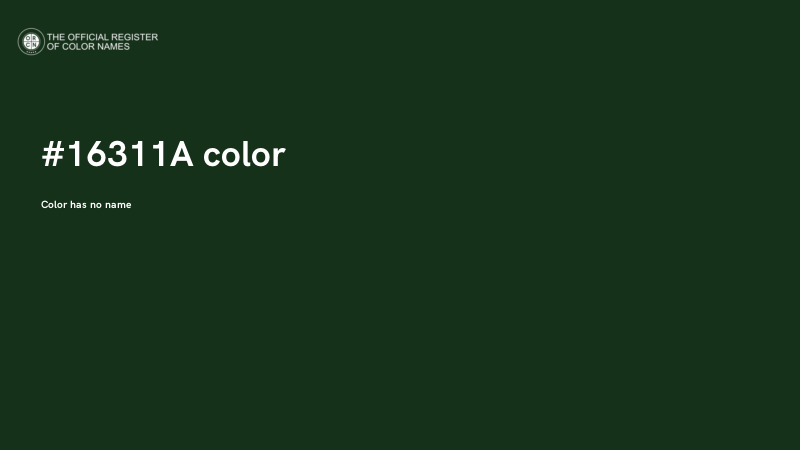 #16311A color image