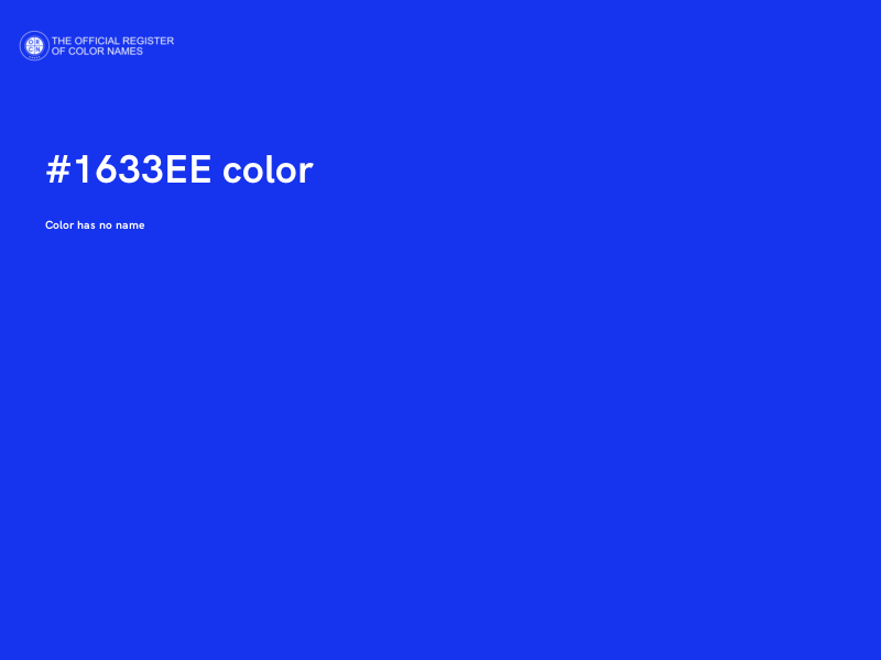 #1633EE color image