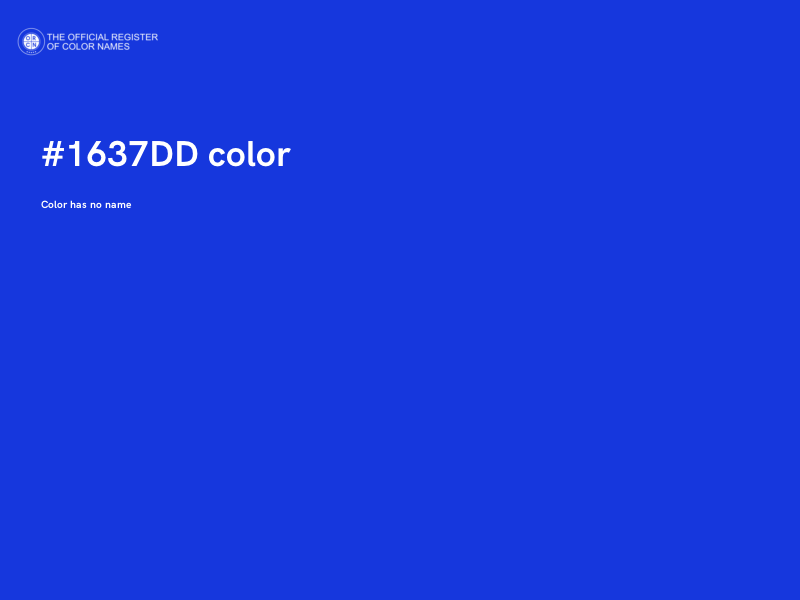 #1637DD color image