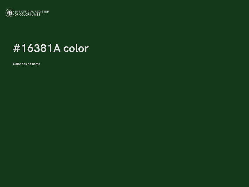 #16381A color image