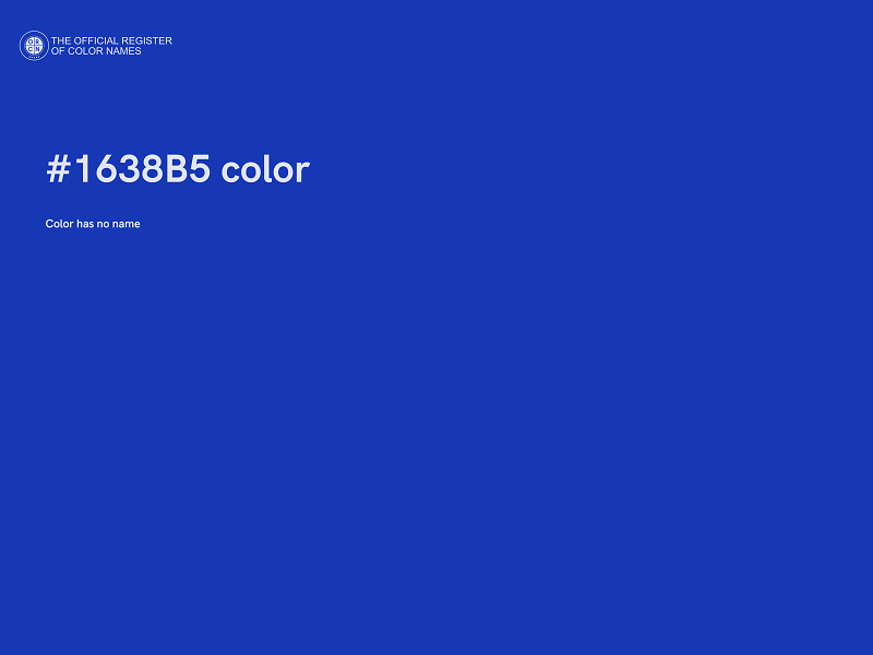 #1638B5 color image