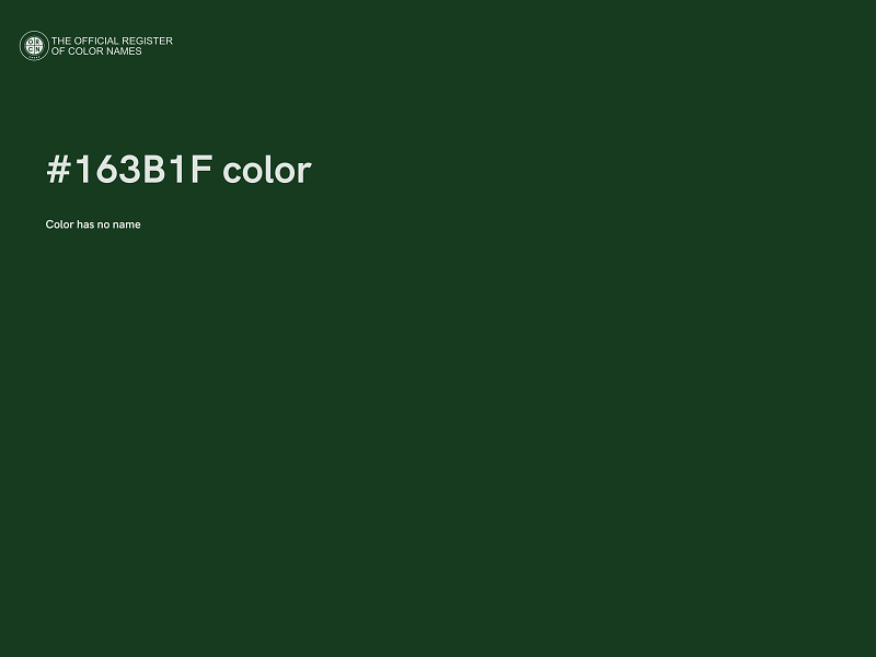 #163B1F color image