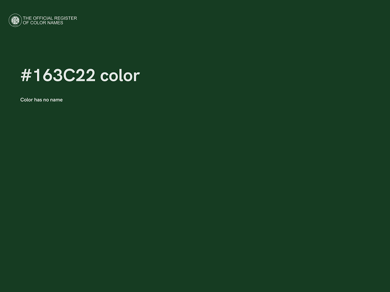#163C22 color image