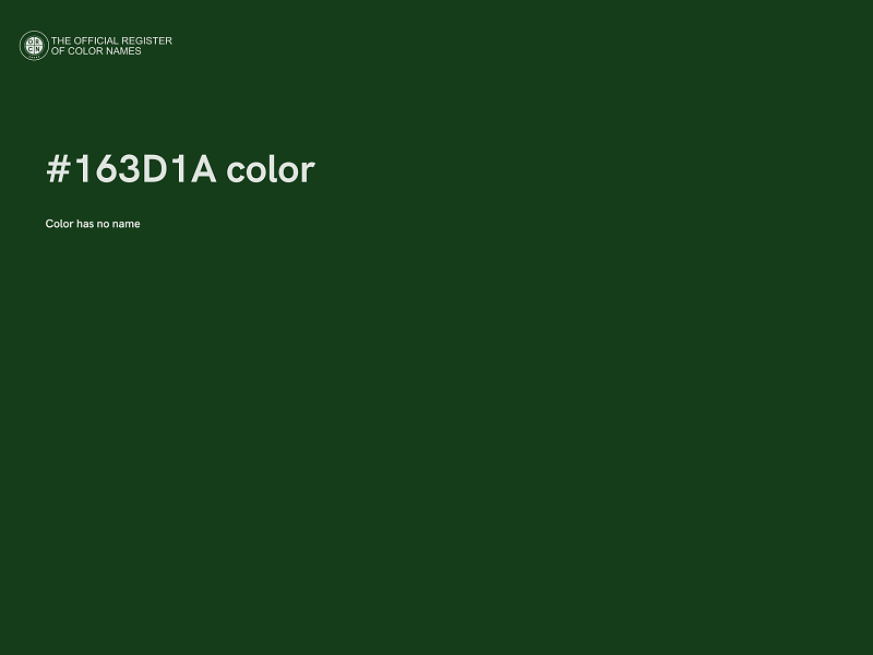 #163D1A color image