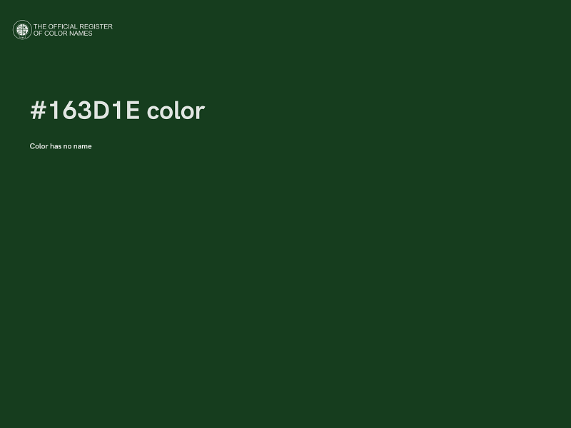 #163D1E color image