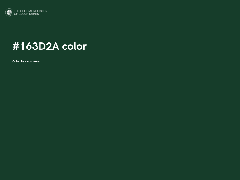 #163D2A color image