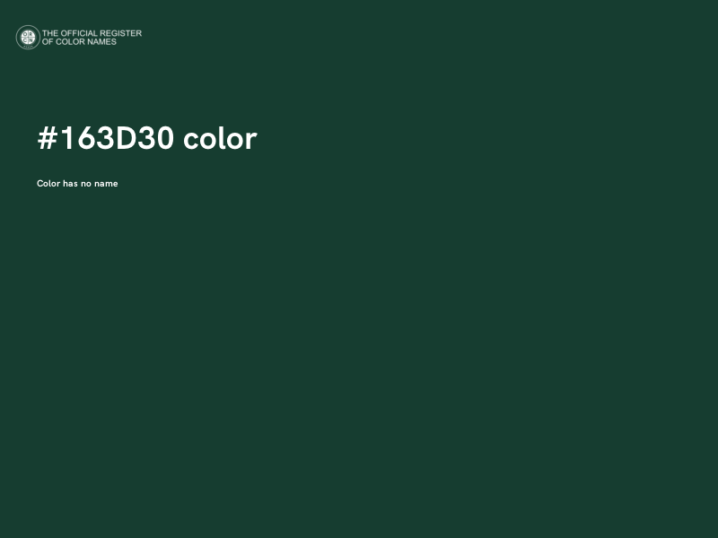 #163D30 color image