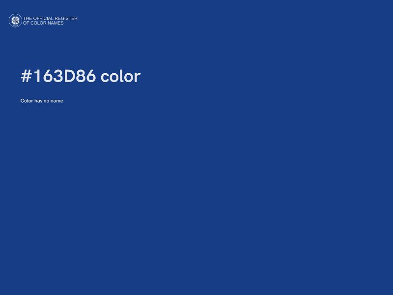 #163D86 color image