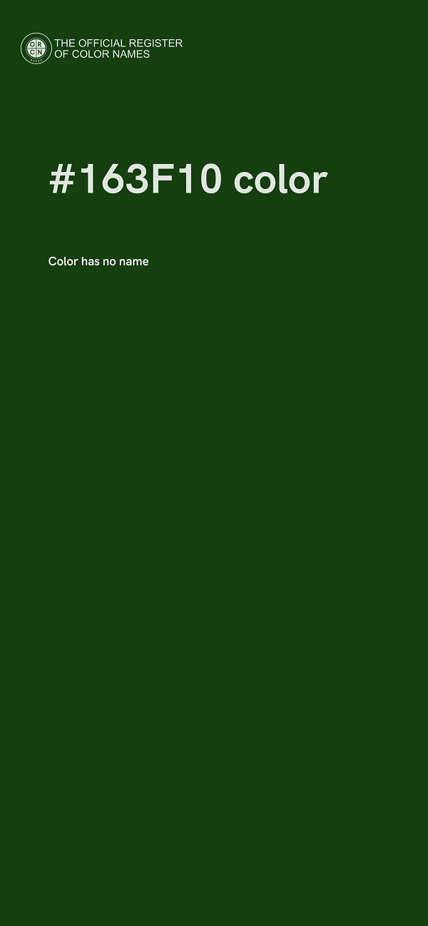 #163F10 color image