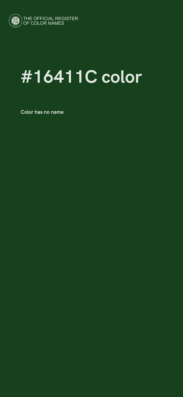 #16411C color image