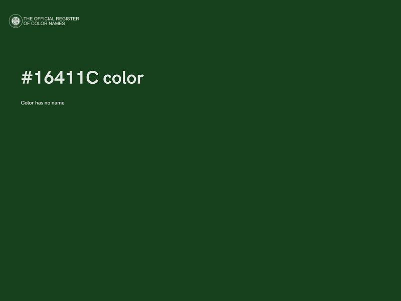 #16411C color image