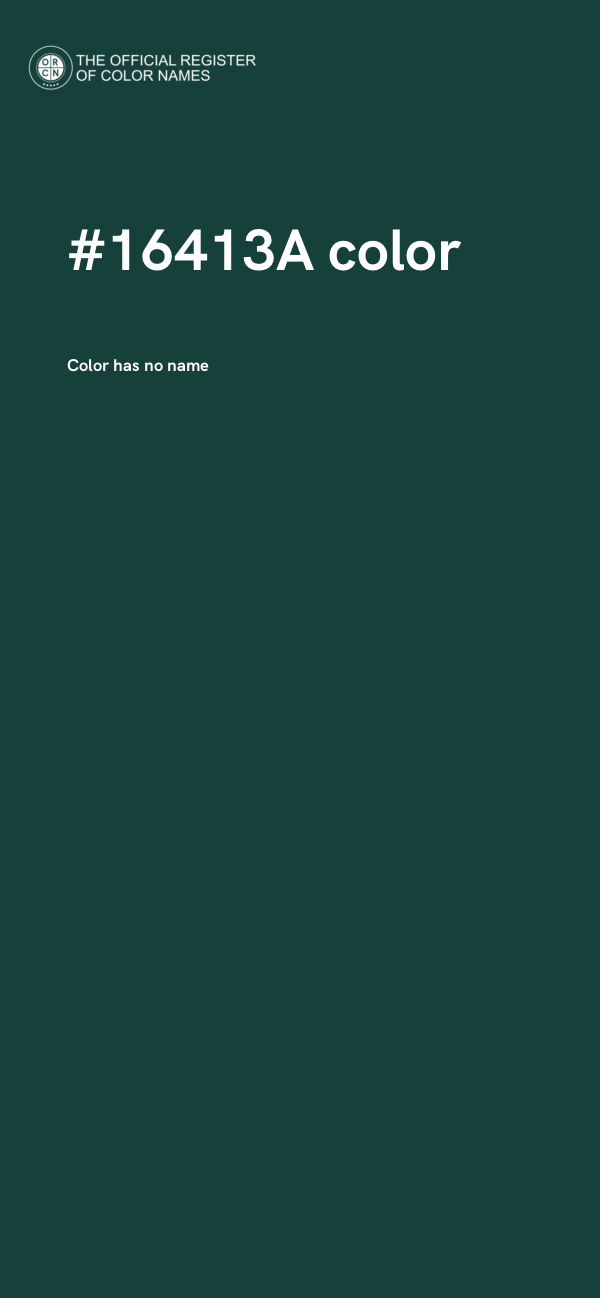 #16413A color image