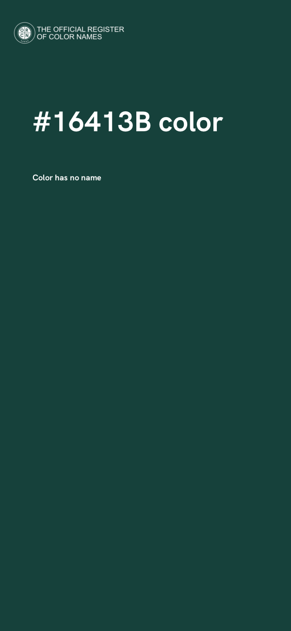 #16413B color image