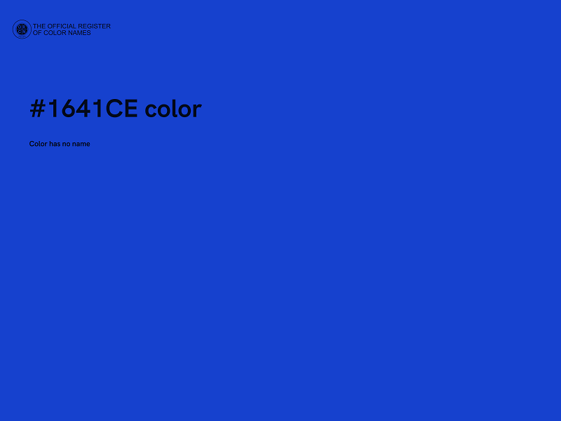 #1641CE color image