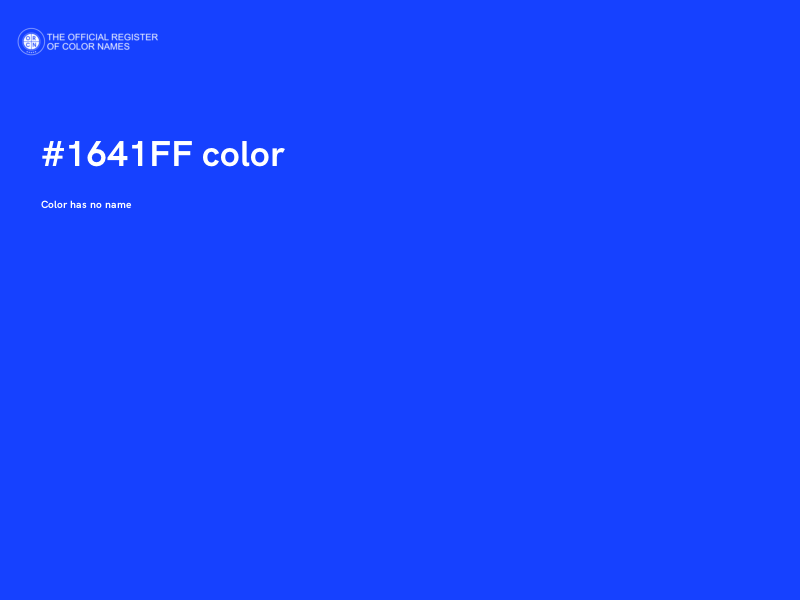 #1641FF color image