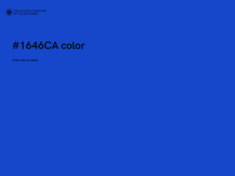 #1646CA color image