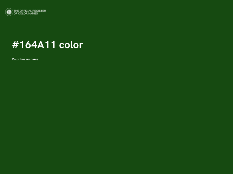 #164A11 color image