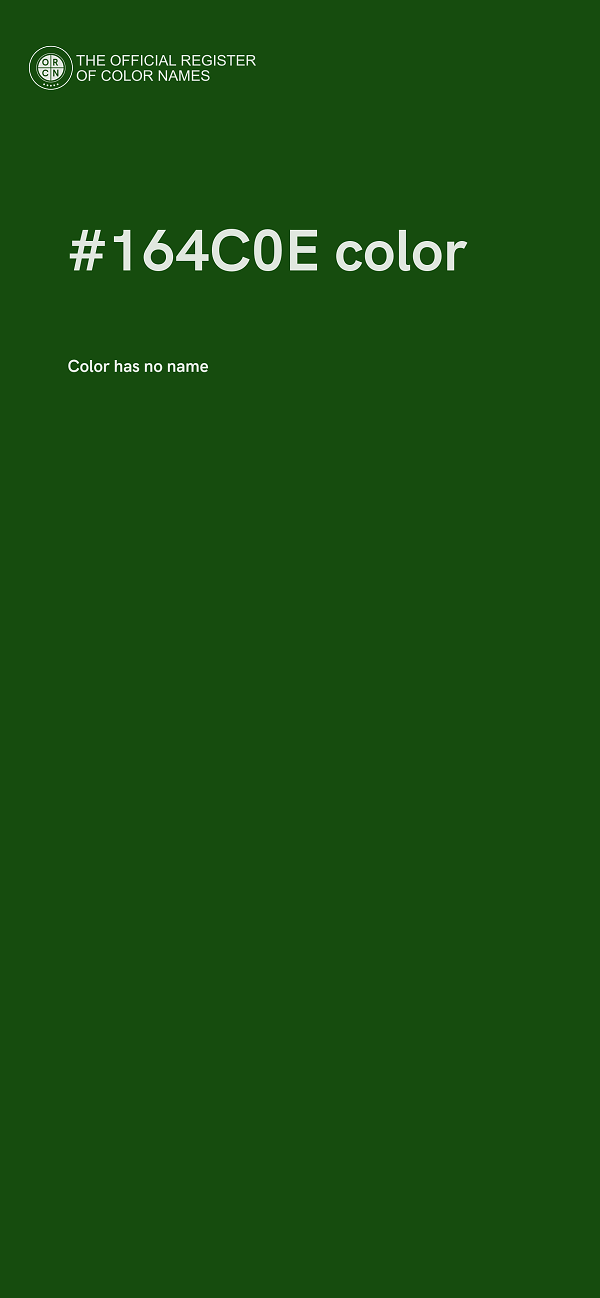 #164C0E color image