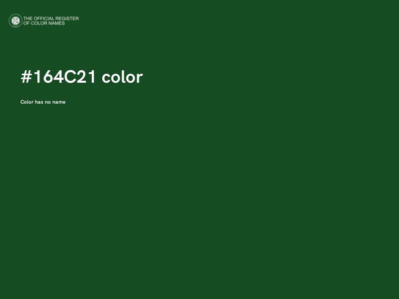 #164C21 color image
