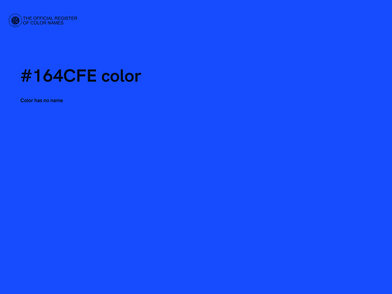 #164CFE color image