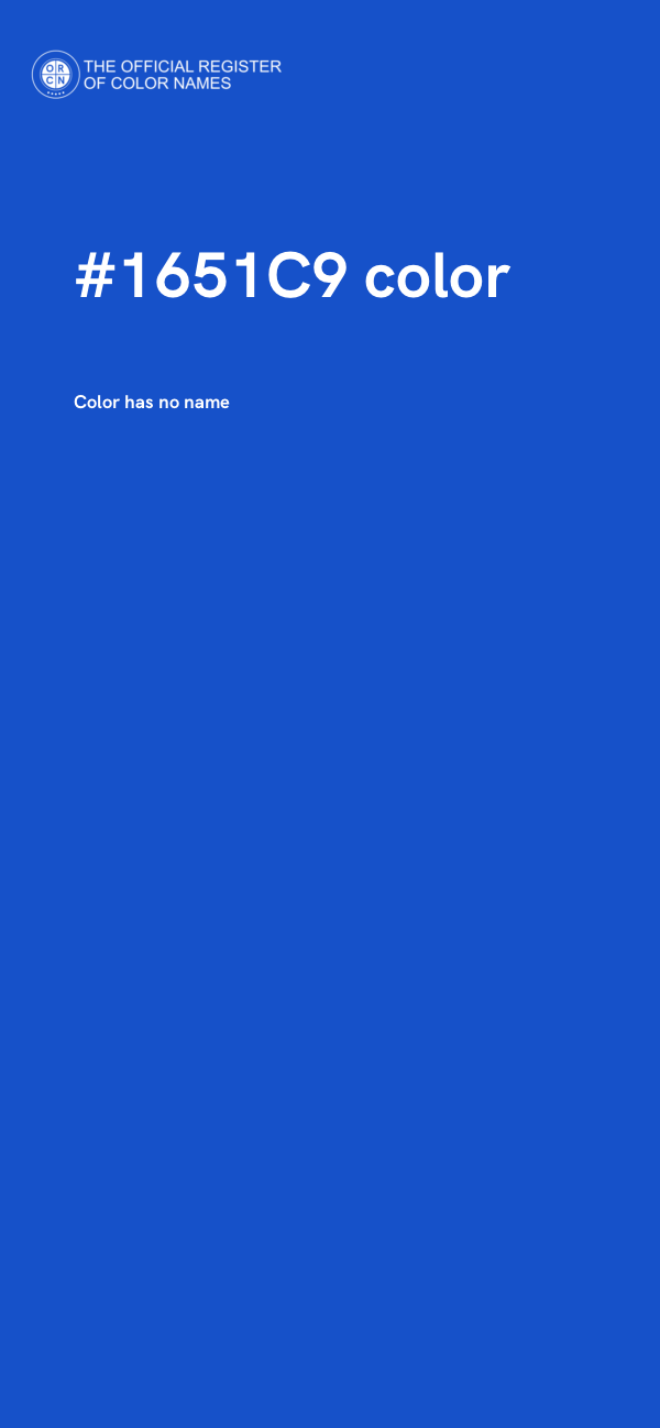 #1651C9 color image