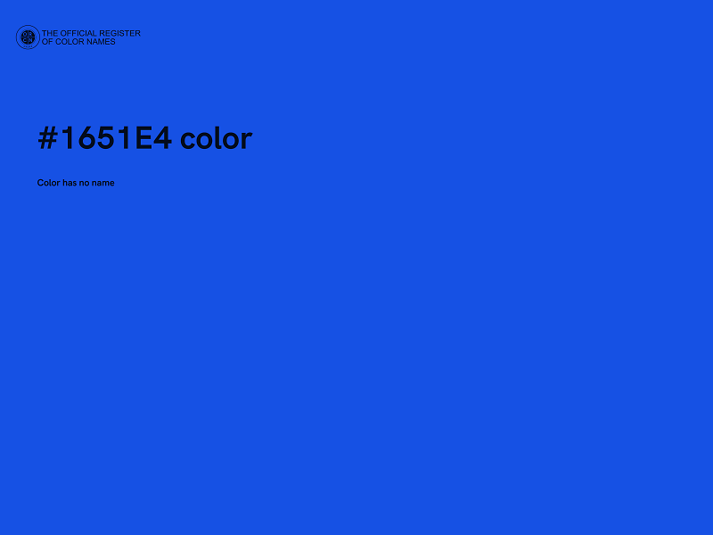 #1651E4 color image