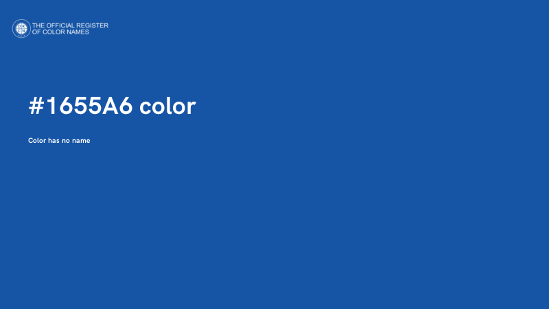 #1655A6 color image