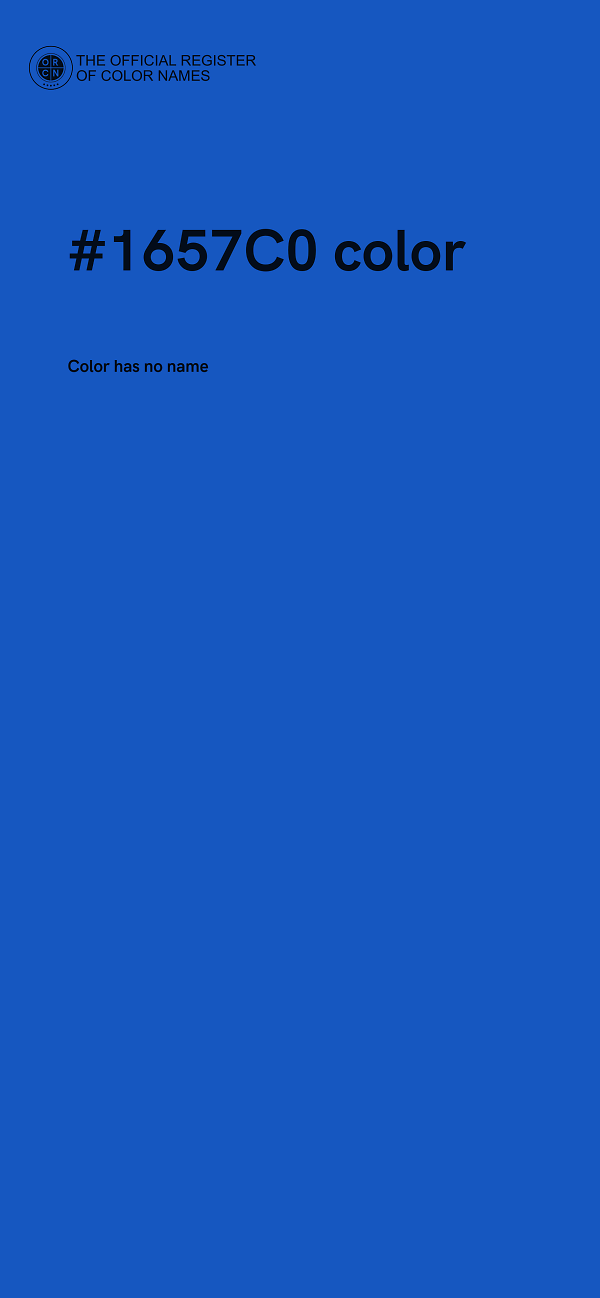#1657C0 color image