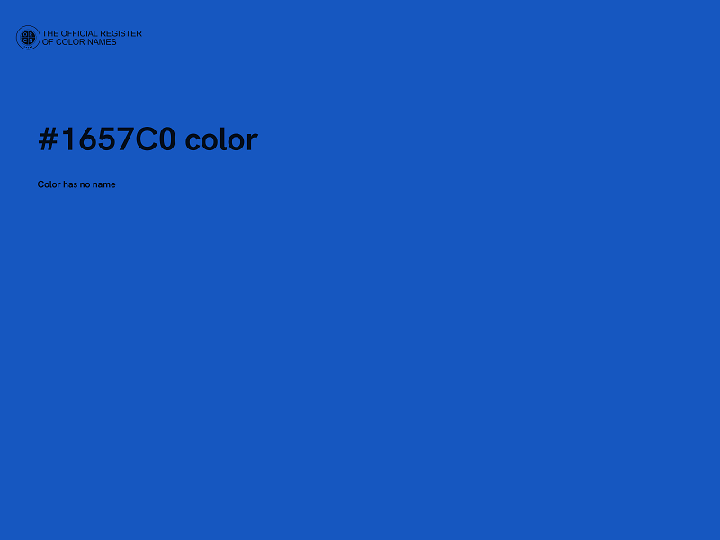 #1657C0 color image