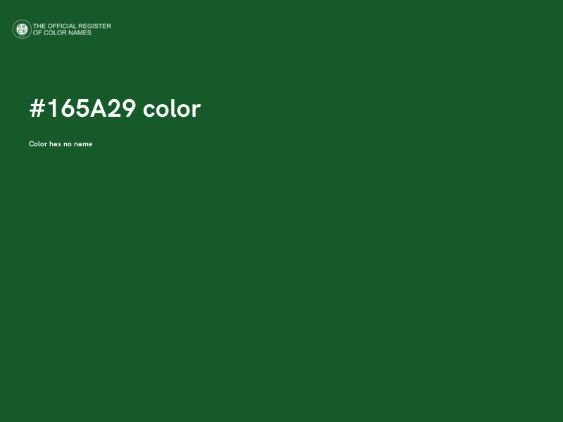 #165A29 color image