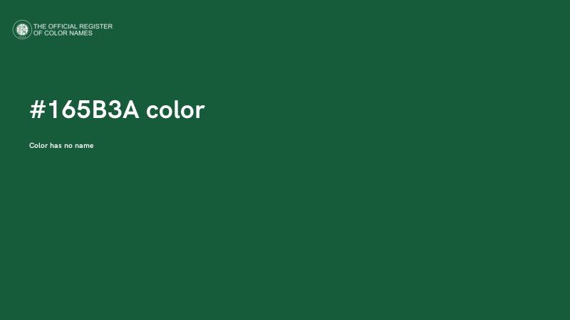 #165B3A color image