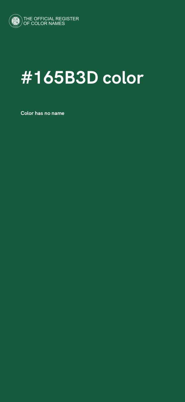 #165B3D color image