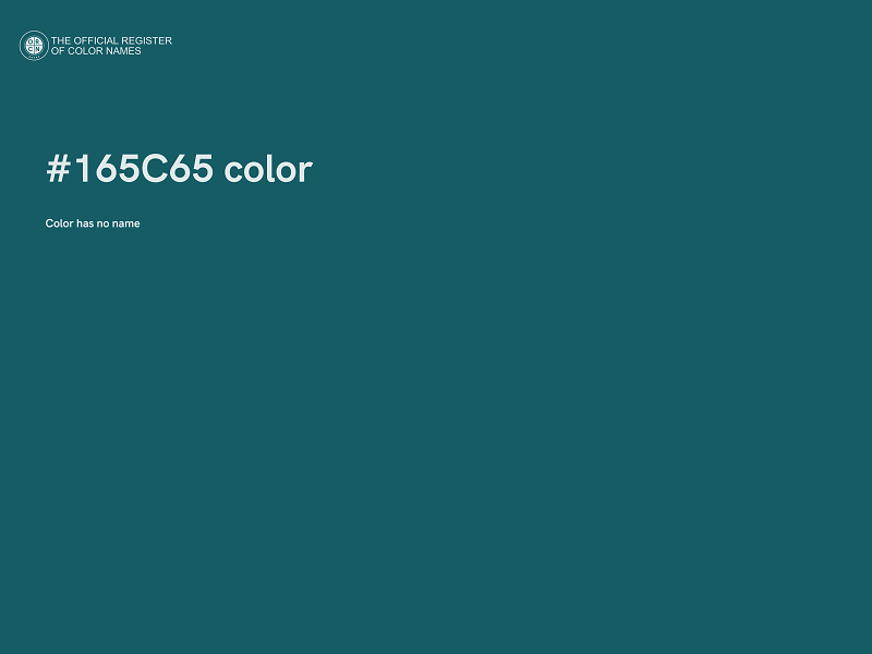 #165C65 color image