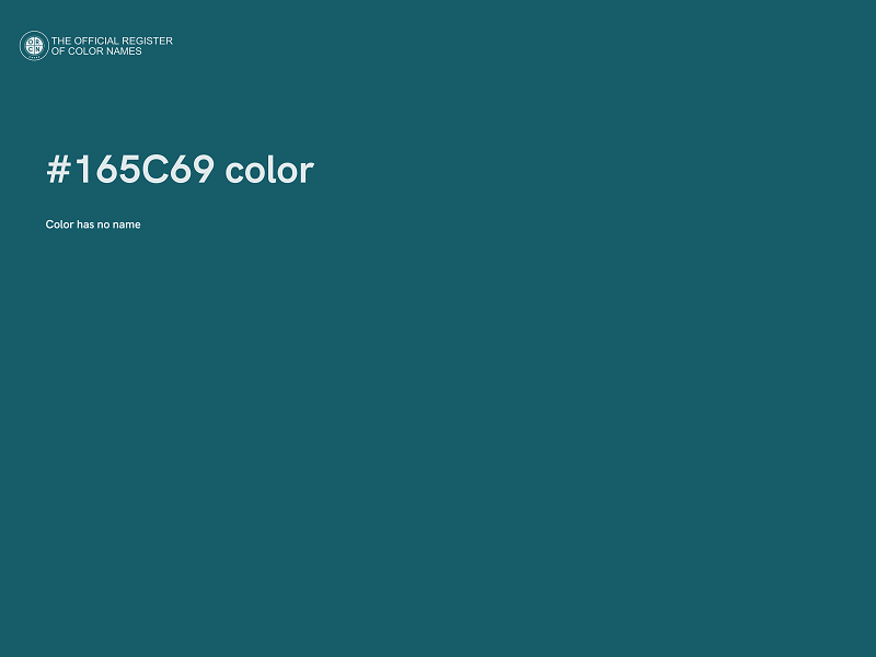 #165C69 color image