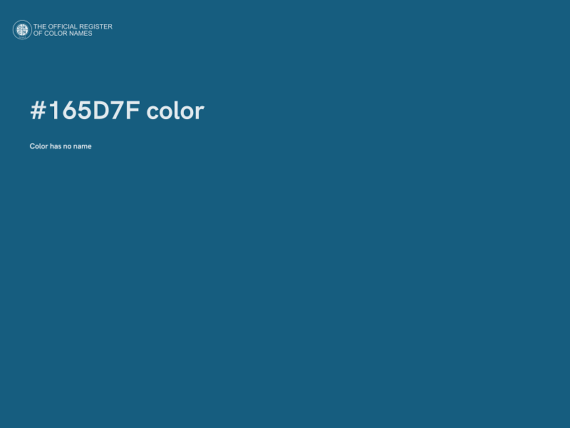 #165D7F color image
