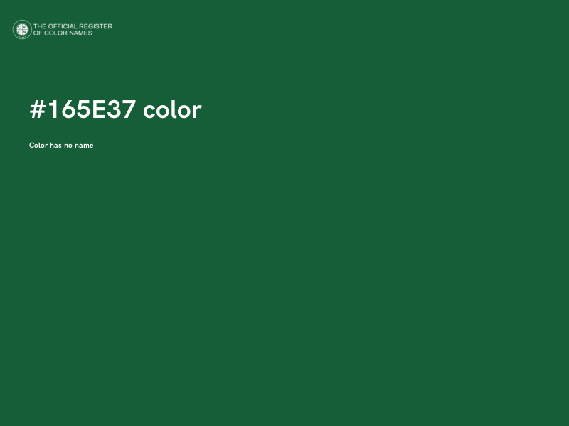 #165E37 color image