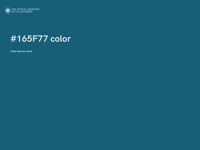 #165F77 color image