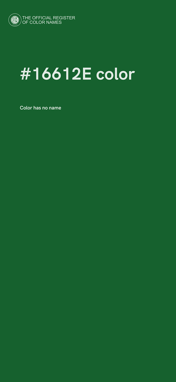#16612E color image