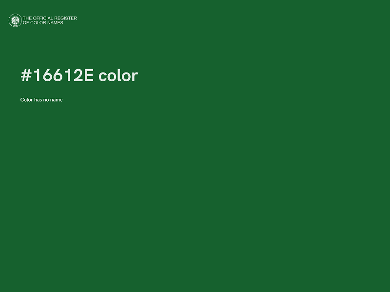 #16612E color image