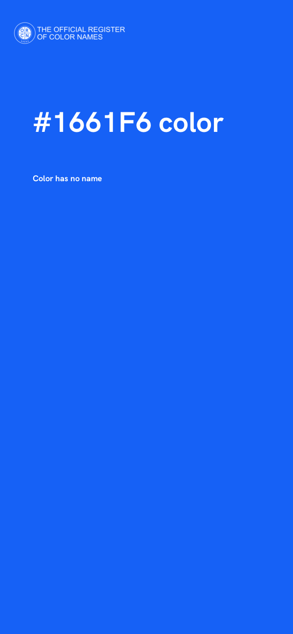 #1661F6 color image