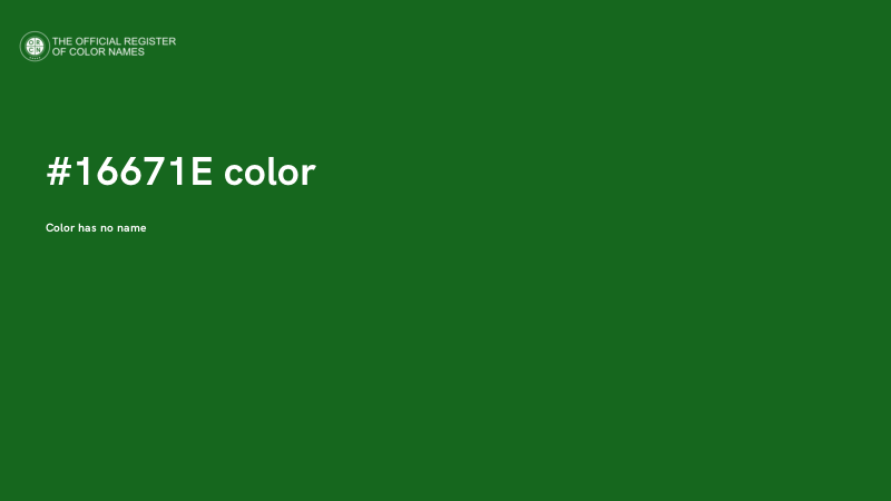 #16671E color image