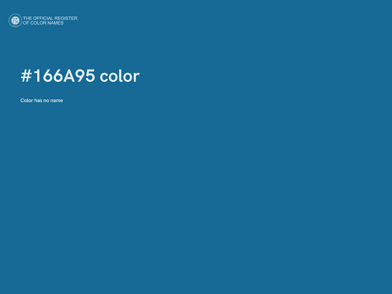 #166A95 color image