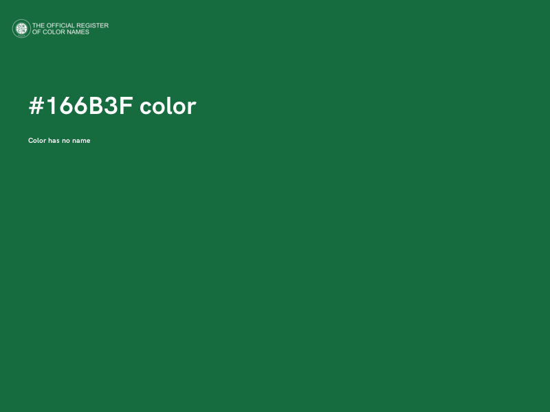 #166B3F color image