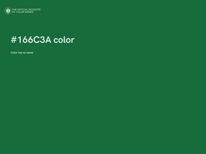 #166C3A color image